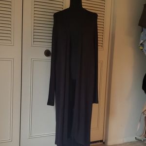 Black long cardigan